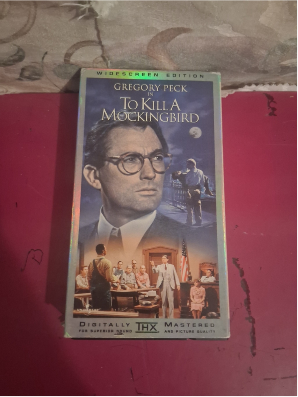 Universal To Kill A Mockingbird VHS Tape One Size Blue Black